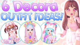 6 AMAZING 💕DECORA-THEMED💕 OUTFIT IDEAS YOU NEED!! 🏰|| Royale High ||🏰