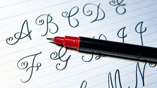 筆ペンでかわいい筆記体の書き方 How To Write Kawaii Copperplate Calligraphy With Brush Pen Youtube 筆ペンでかわいい筆記体の書き方 How To Write Kawaii Copperplate Calligraphy With Brush Pen Youtube