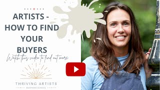 Artists   How To Find Your Art Buyers