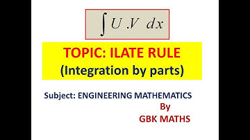 ILATE RULE//GBK maths//Engineering Mathematics//Gate//M1//NET//SET//B.Sc Mathematics//M2//