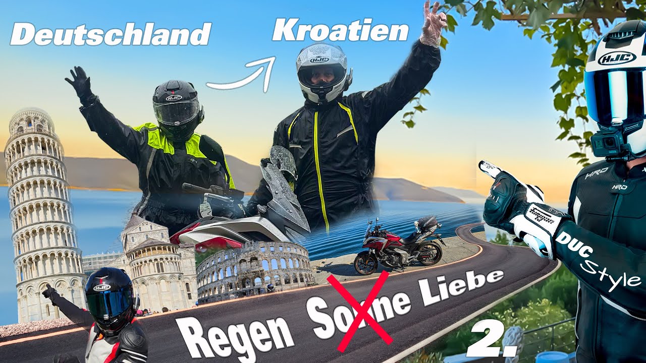 Hauptsache wir fahren / wenn es mal nicht so läuft....... tanzen wir  / unsere Motorradreise