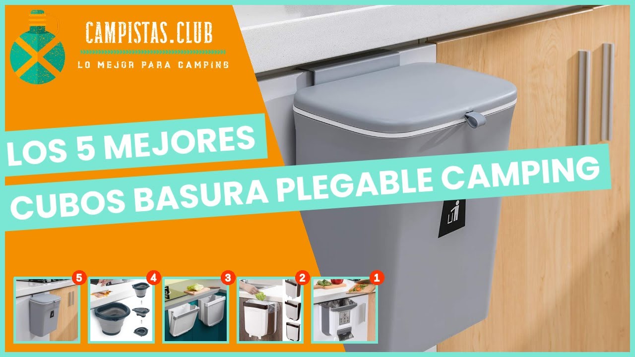 Cubo de basura plegable para cocina para reciclaje - Stop Basura