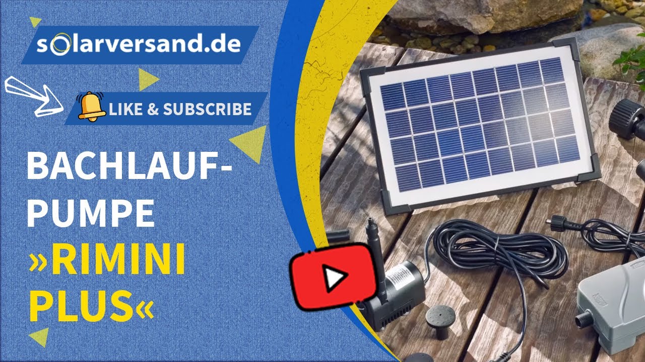 Esotec Système de pompe solaire Rimini -S au meilleur prix sur