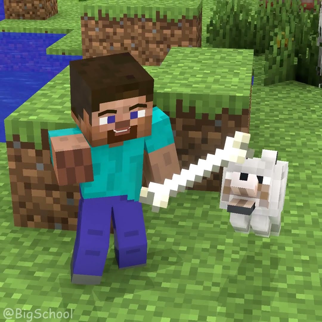 The friendship between Steve and his dog! ?