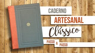 Caderno artesanal Clássico Bodoque Artes & ofícios