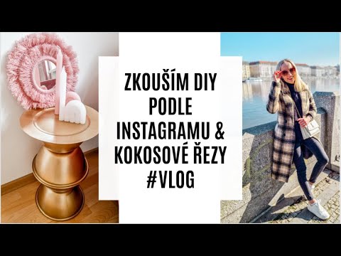 ZKOUŠÍM DIY PODLE INSTAGRAMU & RECEPT NA KOKOSOVÉ ŘEZY