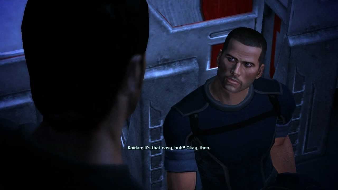Mass Effect Male Shepard needs some Kaidan love YouTube