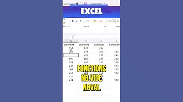 Excel NBVAL et NB.VIDE : fais enfin la différence !