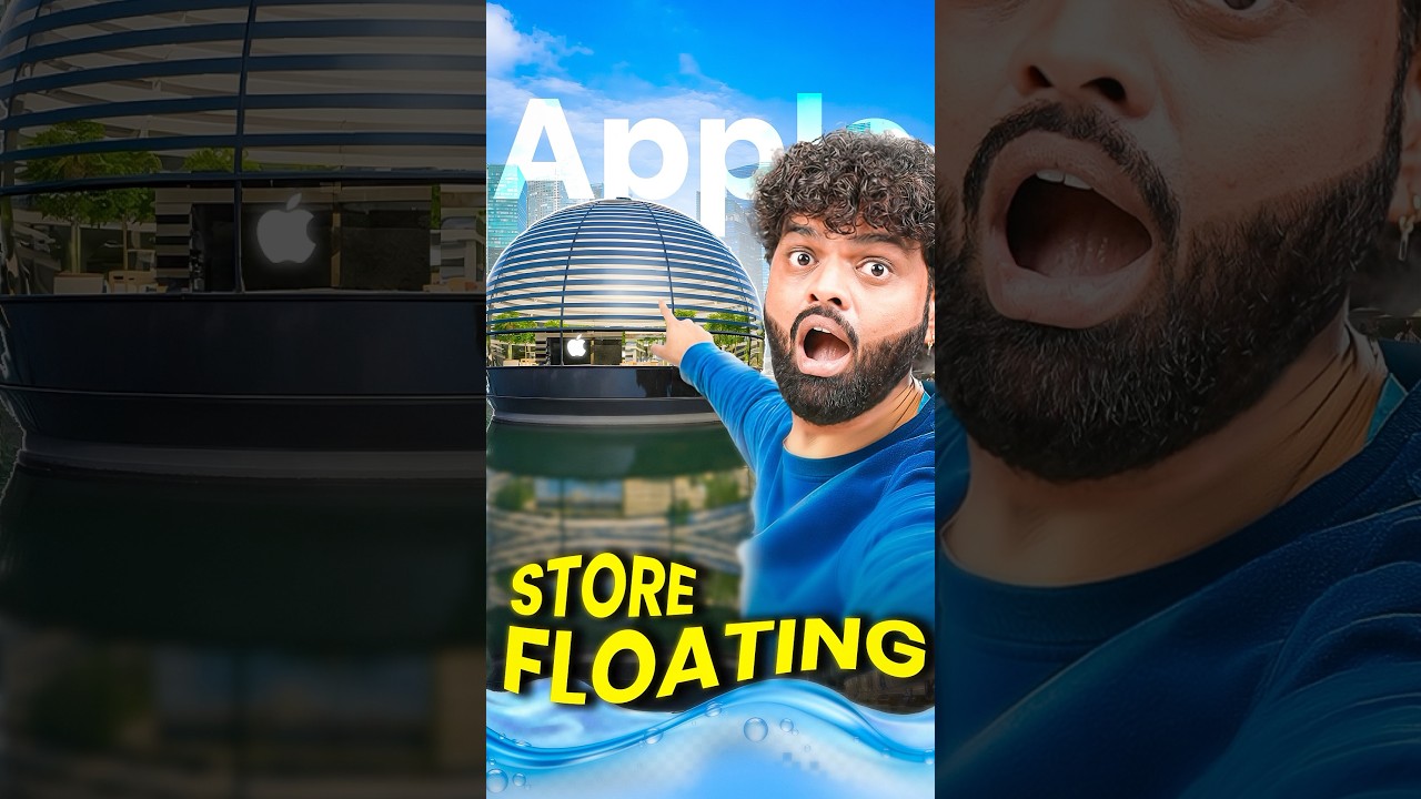 Apple's Floating Store Singapore — CANNOT BELIEVE This 😱