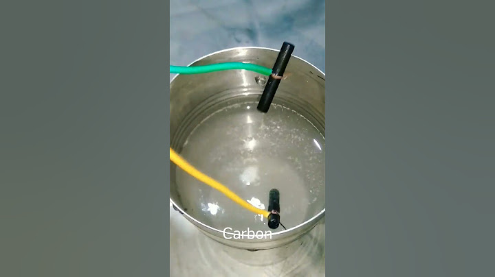 Salt water 💦 to hydrogen gas//science projects//