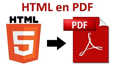 Comment convertir HTML en PDF en ligne ?