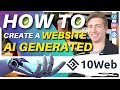 Simply create a wordpress website with al in 10 minutes 10web ai website builder