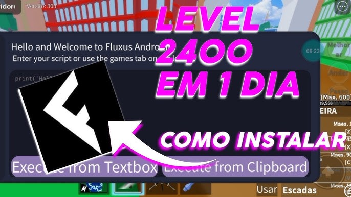 EXECUTOR MOBILE FLUXUS COMO USAR E PEGAR A KEY TUTORIAL COMPLETO