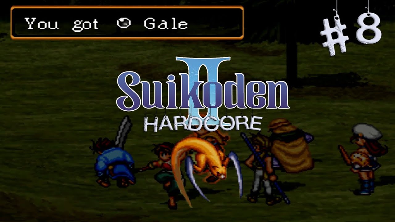 Suikoden 2 Hardcore Full Gameplay #8- Grinding for 6 Gale Rune, and get ...