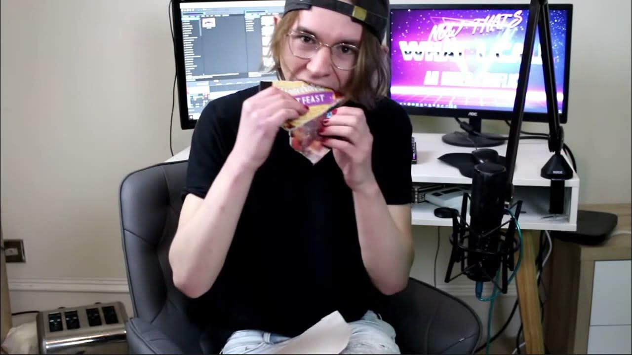 Jay Exci eats cardboard with no warning YouTube