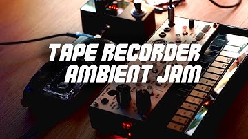 Volca Keys Ambient Jam Session with Tape Recorder and Lekato Looper