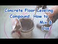 Self Leveling Compound Mapei on Concrete Floor: How to Mix and Use MrYoucandoityourself