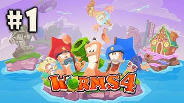 Worms 4 Android Gameplay Part 1 [HD]
