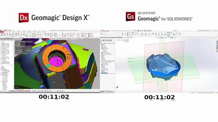 Geomagic for SOLIDWORKS vs. Geomagic Design X - Gas Valve Modeling