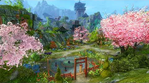 One Hour of the Relaxing Sights and Music from Seitung Province - Guild Wars 2: End of Dragons
