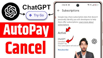 Stop ChatGPT Go AutoPay Now! 😱 | Subscription Cancel Kaise Kare | ChatGPT Go AutoPay Cancel