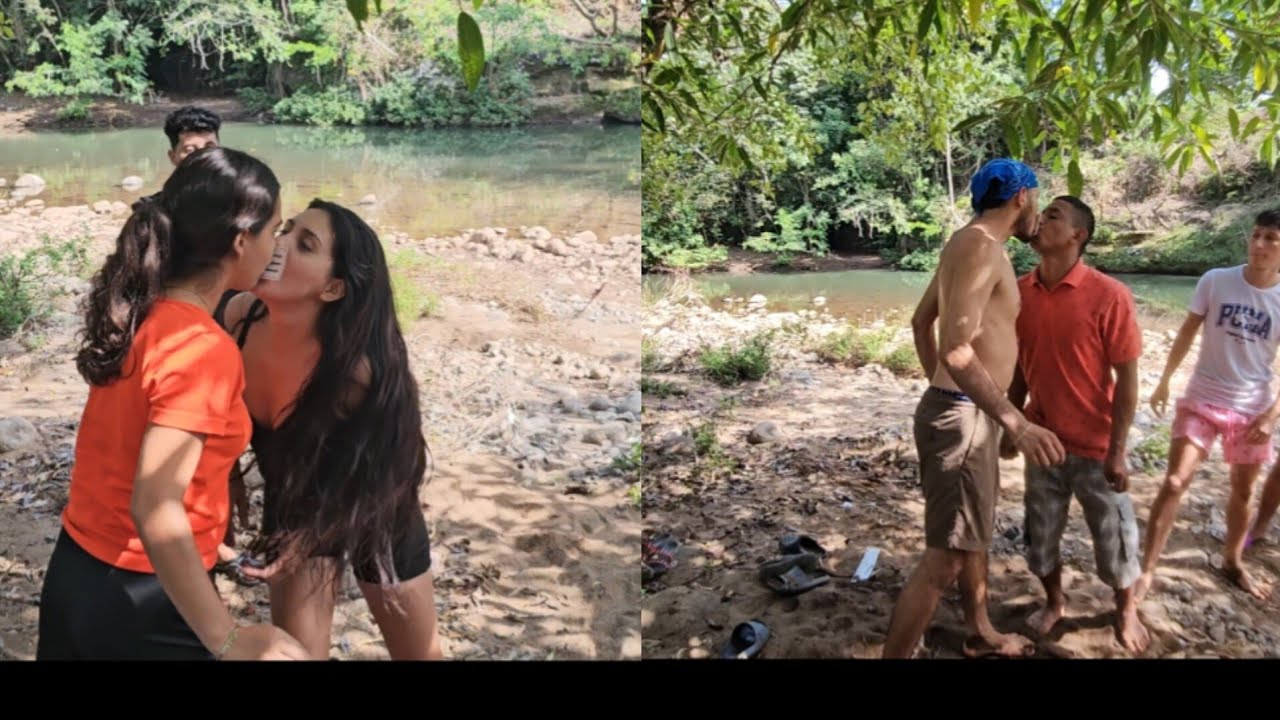 En este juego nadie se salva de ser besado y la erika termina besando a la netzy y loro a chano😂😱