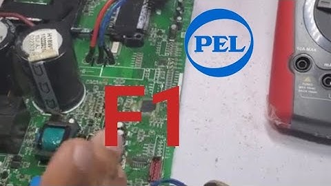 Pel Dc inverter Ac error code F1 1.5 ton unit