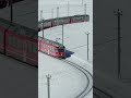 The Traveler | train in the Snow ❄️🚆 | beautiful winter | Rail Moments | #travelshorts  #train