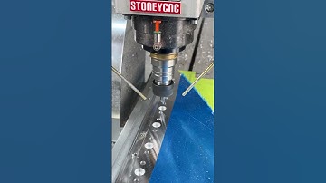 CNC Machine Chamfer Deep Holes [Shorts] #shortvideo #cncmachine #cncrouter #cnc