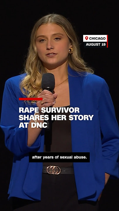 Rape survivor shares her story at DNC
