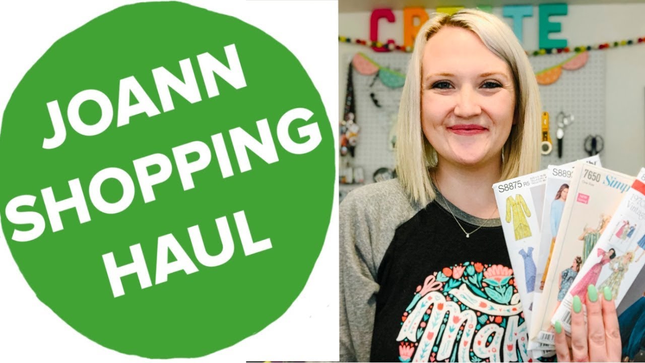 JOANN SHOPPING HAUL — Fabric Haul, Joann Fabrics, Fabric Shopping YouTube
