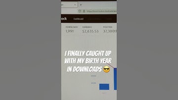 I finally caught up with my birth year in downloads with Adobe Stock #adobestock #contributor #stock