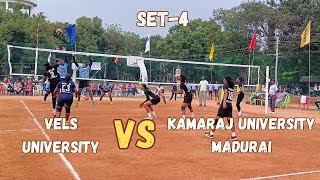 Vels university vs Kamraj university set 4||Quick Volley #volleyball # volleyball matches