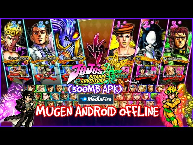 Jojo Mugen Android 2020 [Jojo Bizzare Adventure Mugen APK DOWNLOAD