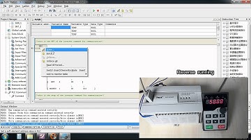 INVT VFD control through Modbus