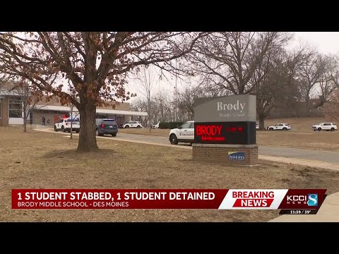 One student stabbed, another detained in incident at Brody Middle School