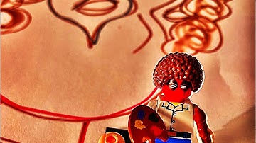 Deadpool Bob Ross Cartoon Mashup