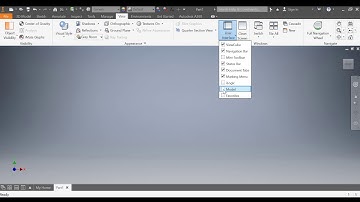 Autodesk Inventor 2019 Interface tour for drawing parts