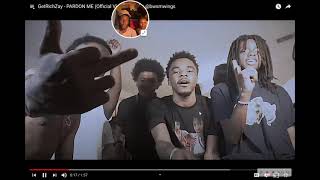 GetRichZay - PARDON ME (Official Video) Shot by @bwsmwings !! HotBox Reactions !!