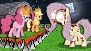 Princess My Little Pony vs Zombie Fluttershy in Minecraft