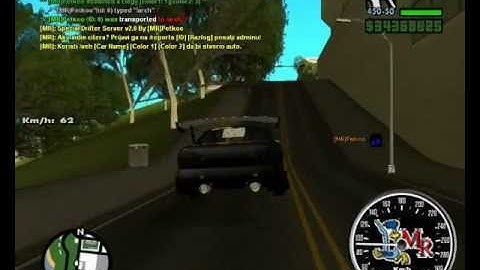 GTA-SAMP~MR Drift Team Speedometer