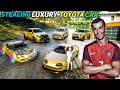 Gta 5  stealing luxury golden toyota cars with cristiano ronaldo real life cars 58