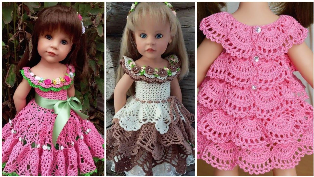 collection of fashion designer for babies of crochet frocks patterns ...