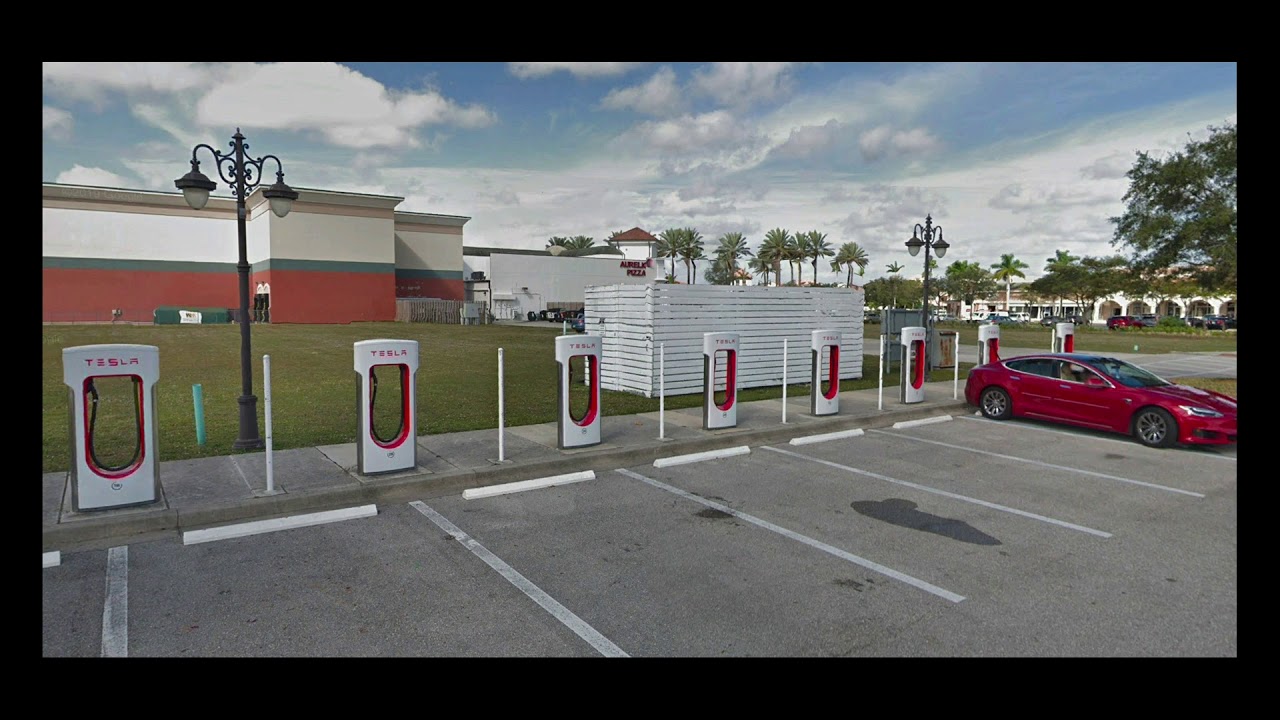 FT Myers Tesla Supercharger YouTube