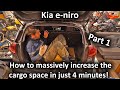 How to increase the e-niro cargo space 20% instantly!