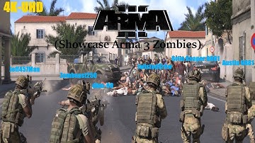 Arma 3 (4K-UHD) PC (EXILE & Ryan Zombies Mods) Vid#1 (Showcase Arma 3 Zombies)