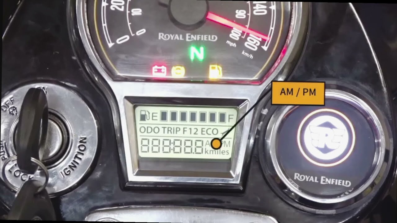 Royal Enfield Classic-350 Reborn Instrument cluster function| Classic-350 Reborn ke Meter function