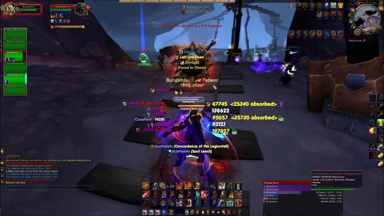 Fury Warrior PvP One Shot Macro 7.3.2