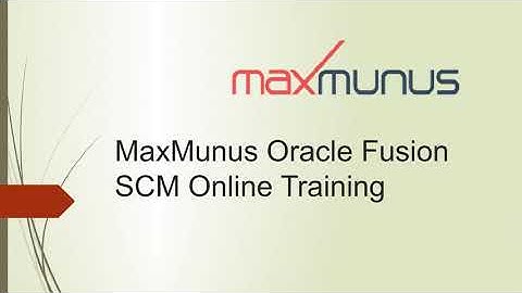 ORACLE FUSION SCM Training-ORACLE FUSION SCM  Online Training–(  Certification Tips)