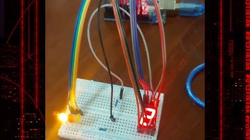 BINARY COUNTER WITH & SEGMENT DISPLAY  #arduino #arduinoproject
